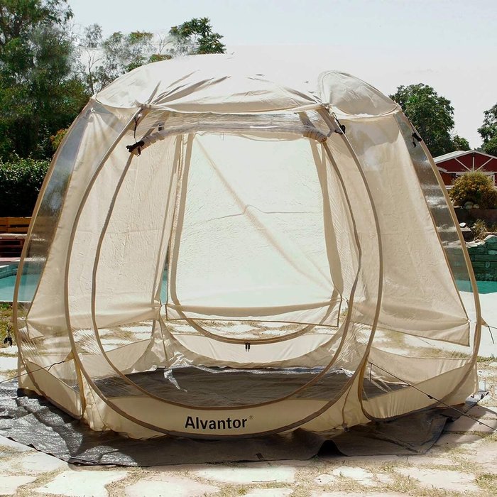 The Range | Alvantor Water-Proof Sun Shade For Alvantor Bubble Tent - Beige / 15ft x 15ft Alvantor Water-Proof Sun Shade For Alvantor Bubble Tent - Beige / 15ft x 15ft