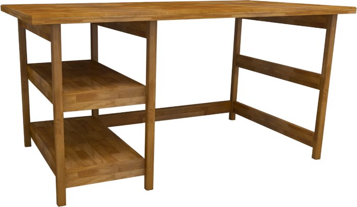 The Range | Destina Home Mira Wood Computer Desk with Shelves - Oak Destina Home Mira Wood Computer Desk with Shelves - Oak