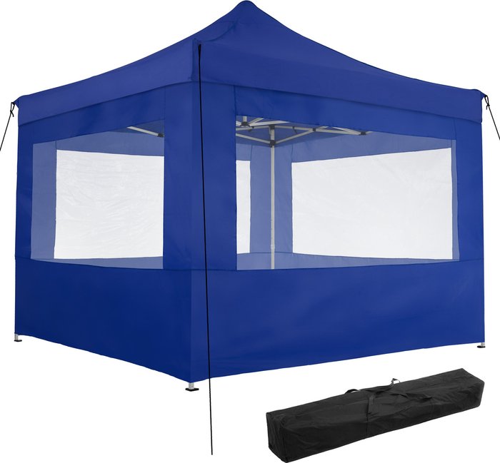 The Range | TECTAKE Tectake Gazebo Collapsible 3X3 M With 4 Sides - Olivia Blue TECTAKE Tectake Gazebo Collapsible 3X3 M With 4 Sides - Olivia Blue