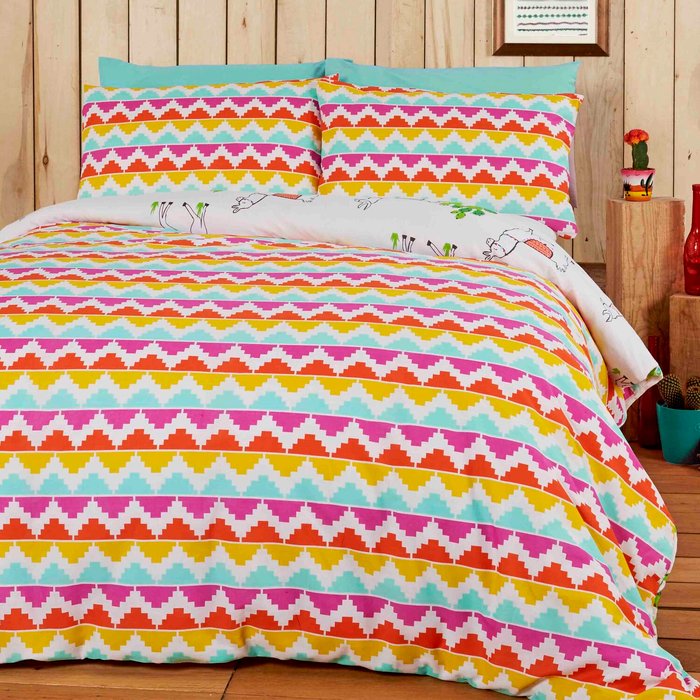 The Range | Happy Llamas Duvet Set - King Happy Llamas Duvet Set - King