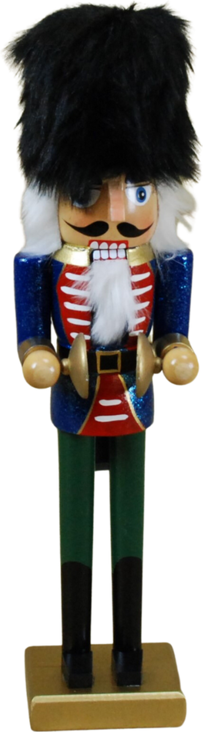 The Range | Samuel Alexander Christmas Nutcracker Soldier Blue Jacket with Cymbals - Black Samuel Alexander Christmas Nutcracker Soldier Blue Jacket with Cymbals - Black