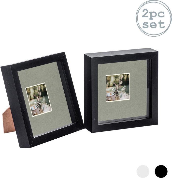 The Range | Nicola Spring 3D Box Photo Frame - 6 x 6 Nicola Spring 3D Box Photo Frame - 6 x 6