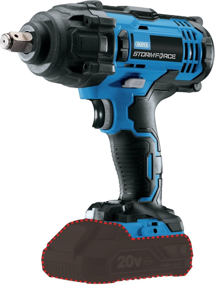 The Range | Draper Draper CIW204SF Storm Force 20V 1/2 Drive Impact Wrench No Batteries No Charger No Case Draper Draper CIW204SF Storm Force 20V 1/2 Drive Impact Wrench No Batteries No Charger No Case
