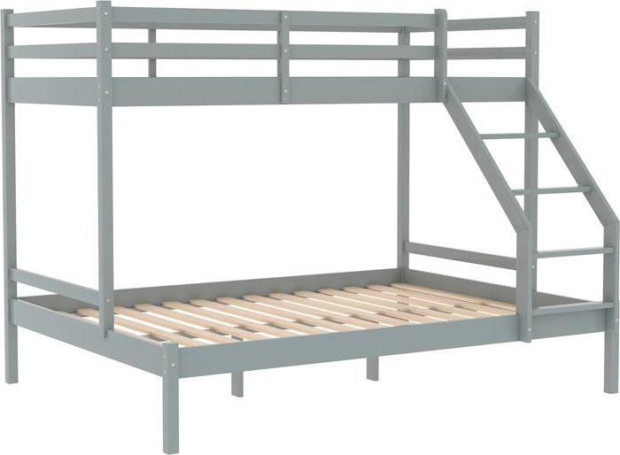 The Range | Sydney Triple Sleeper Bunk Bed Grey - Grey Sydney Triple Sleeper Bunk Bed Grey - Grey