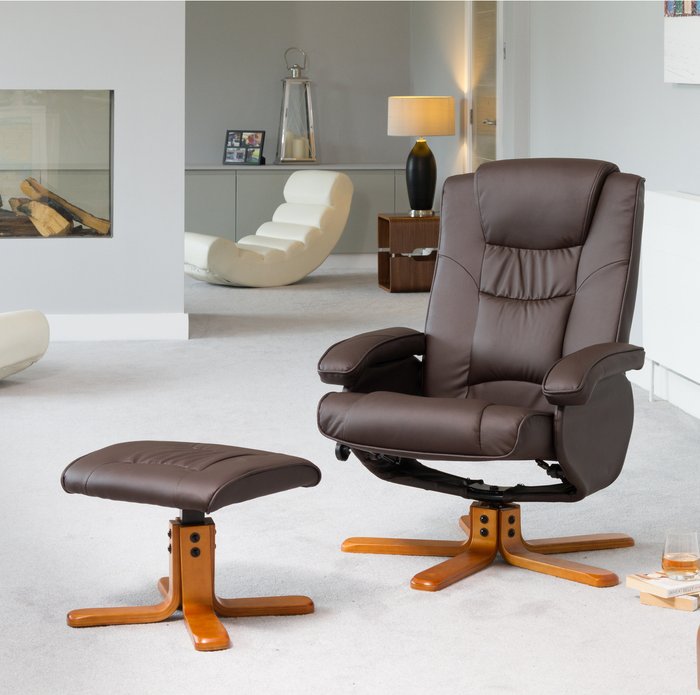 The Range | MPA Trading Severn Swivel Recliner with Massage and Heat - Brown MPA Trading Severn Swivel Recliner with Massage and Heat - Brown