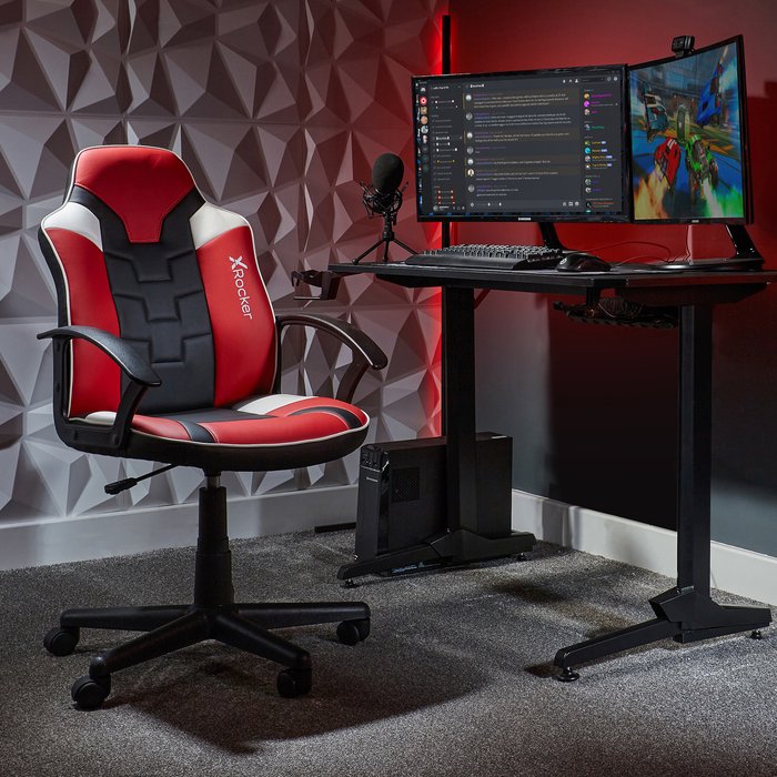 The Range | X Rocker X Rocker Saturn Esport Gaming Chair - Red/White X Rocker X Rocker Saturn Esport Gaming Chair - Red/White