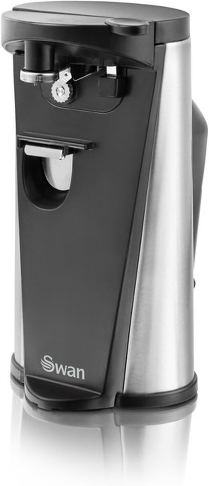 The Range | Swan Swan SP20110N 60W Electric Can Opener - Silver Swan Swan SP20110N 60W Electric Can Opener - Silver