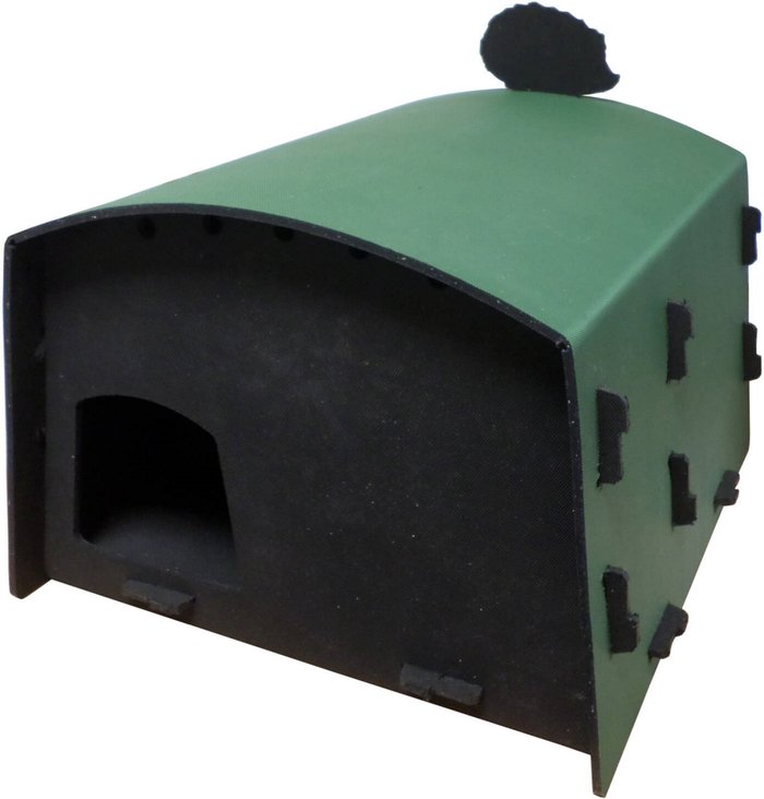 The Range | Nestbox Co Eco HedgeHog Feeder Station and Nest Box - Green Nestbox Co Eco HedgeHog Feeder Station and Nest Box - Green
