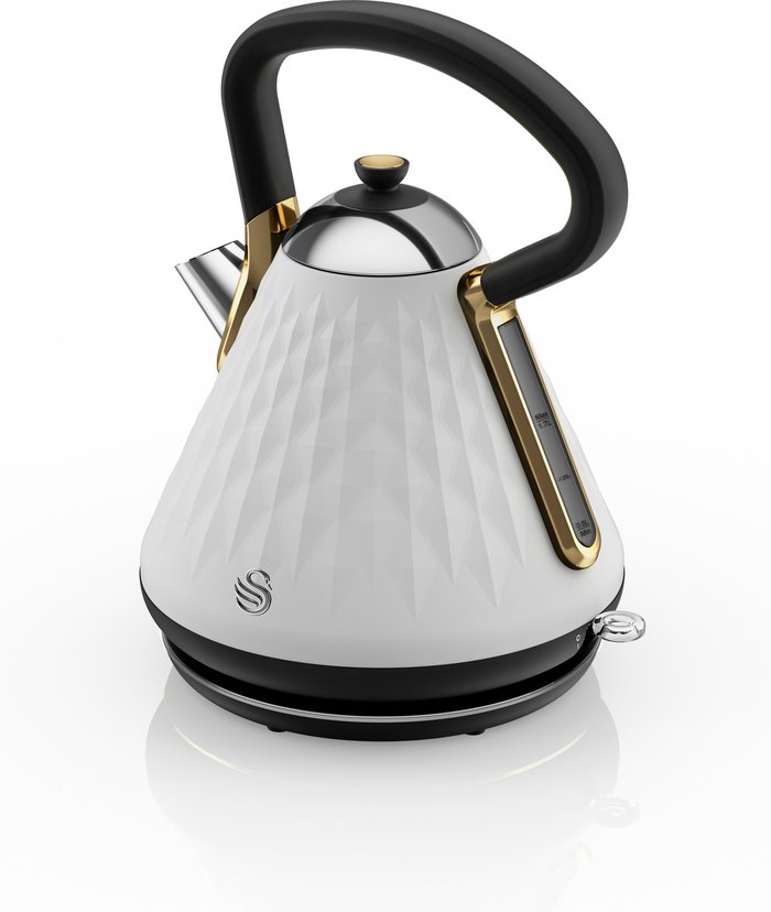 The Range | Swan Gatsby 1.7L Pyramid Kettle - Matte White Swan Gatsby 1.7L Pyramid Kettle - Matte White