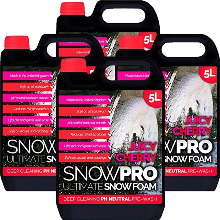 The Range | Snow-Pro Snow Foam Cherry Shampoo Car Wash And Wax Soap - Red / 20l Snow-Pro Snow Foam Cherry Shampoo Car Wash And Wax Soap - Red / 20l