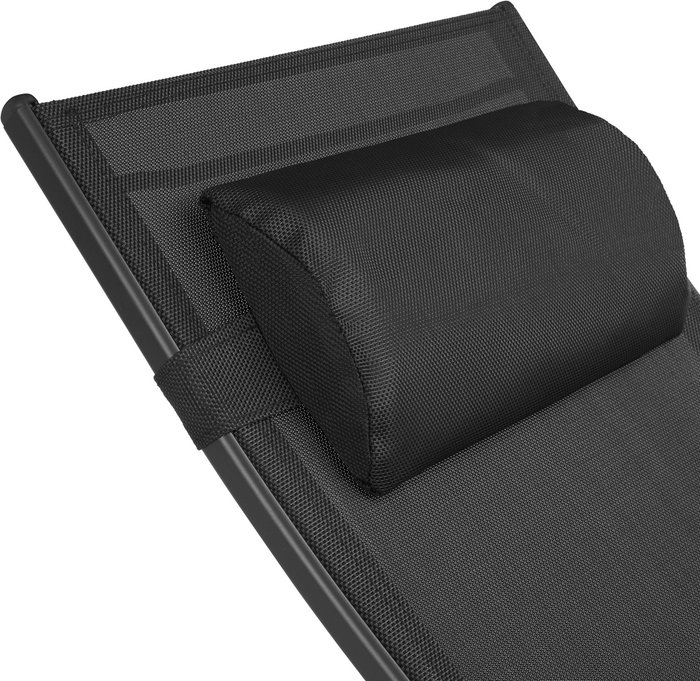 The Range | TECTAKE Tectake Set Of 2 Alina Sun Loungers Black TECTAKE Tectake Set Of 2 Alina Sun Loungers Black