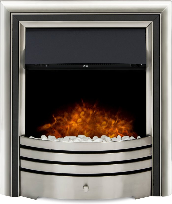 The Range | Adam Adam 2kW Astralis 6-in1 Electric Fire in Chrome with Remote Control Adam Adam 2kW Astralis 6-in1 Electric Fire in Chrome with Remote Control