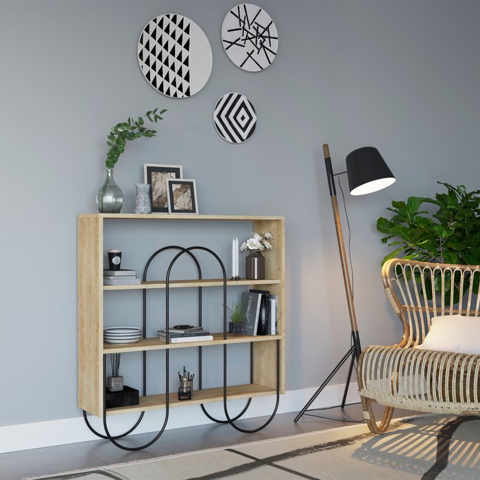 The Range | Decortie Norfolk Console Sideboard Display Unit - Oak Decortie Norfolk Console Sideboard Display Unit - Oak