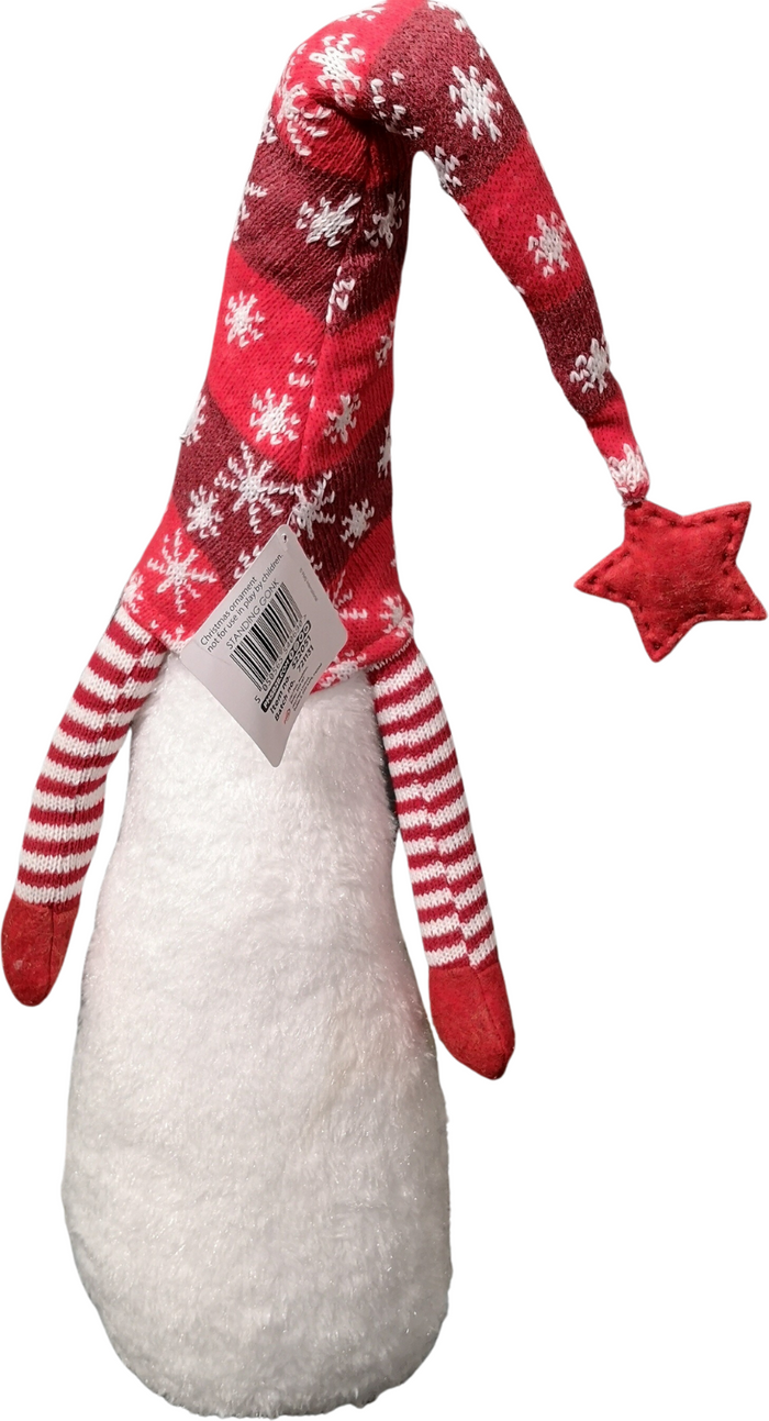 The Range | Samuel Alexander Christmas Long Body Standing Gonk with Snowflake Hat - Red Samuel Alexander Christmas Long Body Standing Gonk with Snowflake Hat - Red