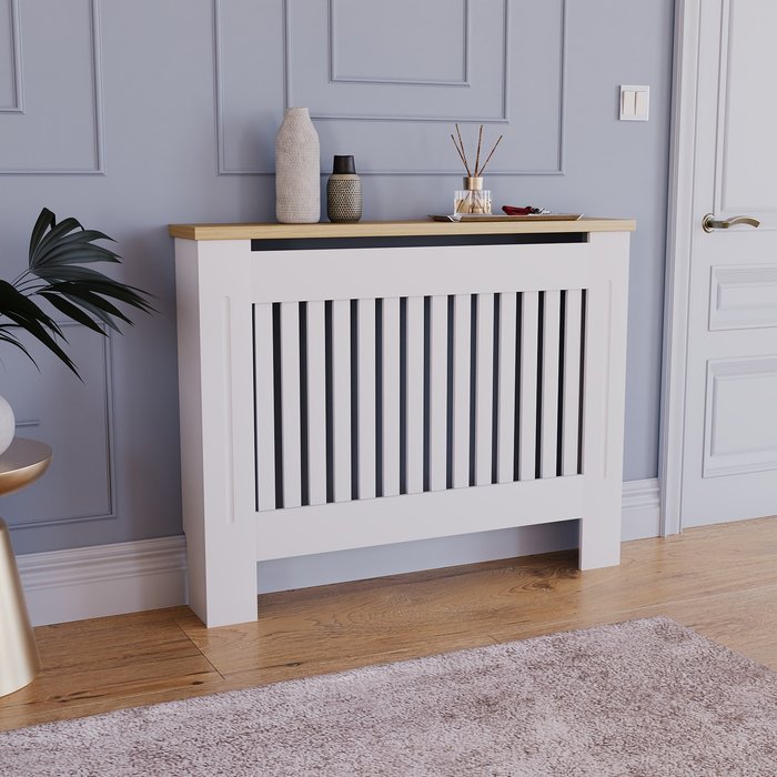 The Range | Arlington Radiator Cover - White / 10.95kg Arlington Radiator Cover - White / 10.95kg