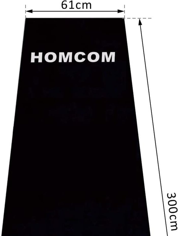 The Range | HOMCOM Professional Rubber Dart Mat - Black HOMCOM Professional Rubber Dart Mat - Black