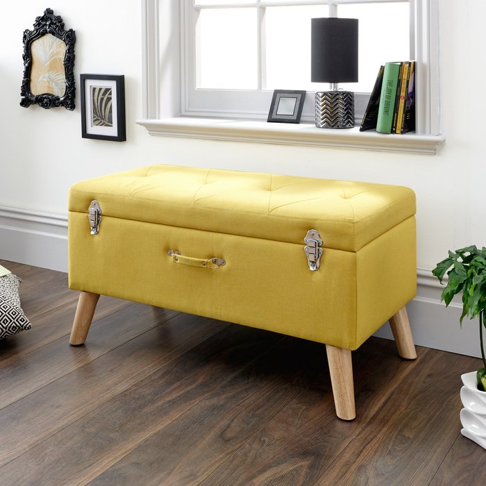 The Range | GFW Minstrel Storage Ottoman Yellow GFW Minstrel Storage Ottoman Yellow