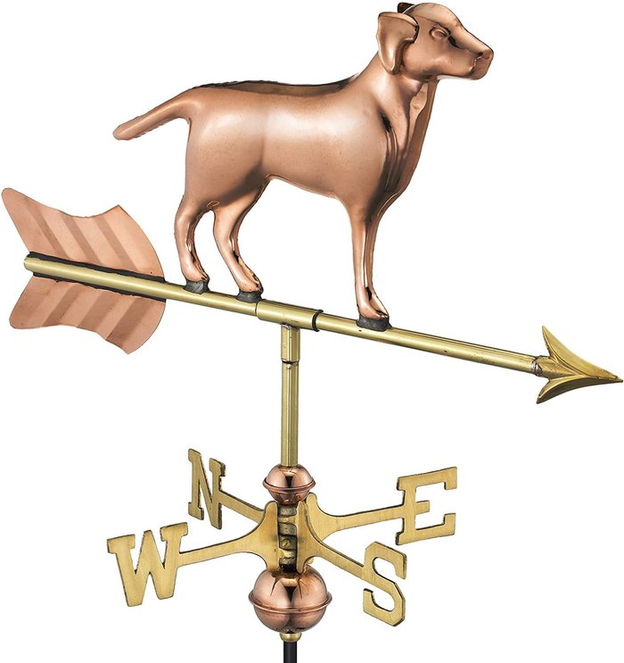 The Range | Espira Labrador Cottage Copper Weathervane - Copper Espira Labrador Cottage Copper Weathervane - Copper