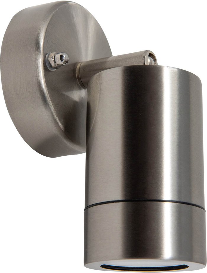 The Range | TIMELED Adjustable Spotlight, 15cm Garden Wall Light - Silver TIMELED Adjustable Spotlight, 15cm Garden Wall Light - Silver