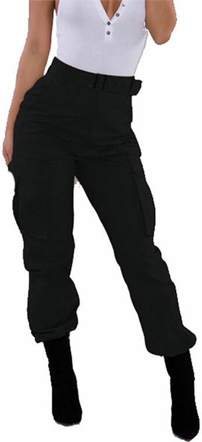 The Range | Women's Cargo Combat Trousers - Black / UK 12 Women's Cargo Combat Trousers - Black / UK 12