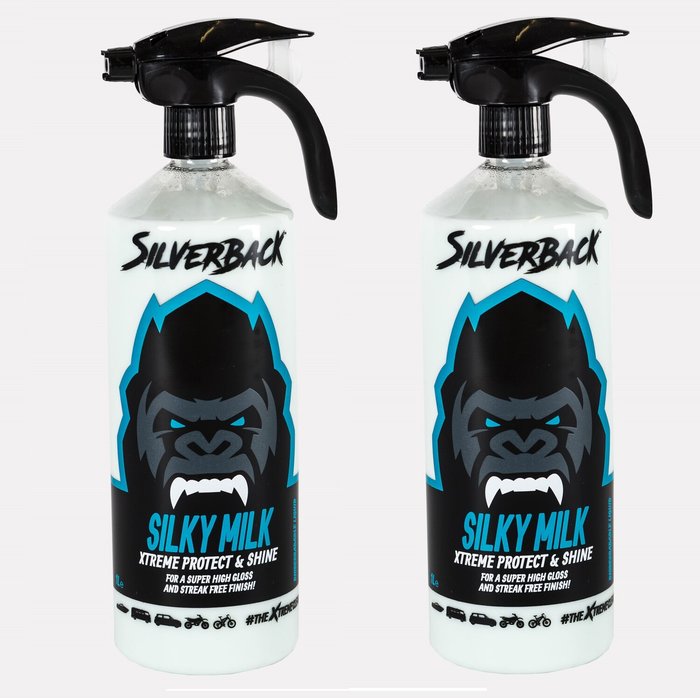 The Range | Silverback Silverback Silky Milk High Gloss Polish For Bikes & Vehicles Twin Pack - 2 X 1 Litre Silverback Silverback Silky Milk High Gloss Polish For Bikes & Vehicles Twin Pack - 2 X 1 Litre