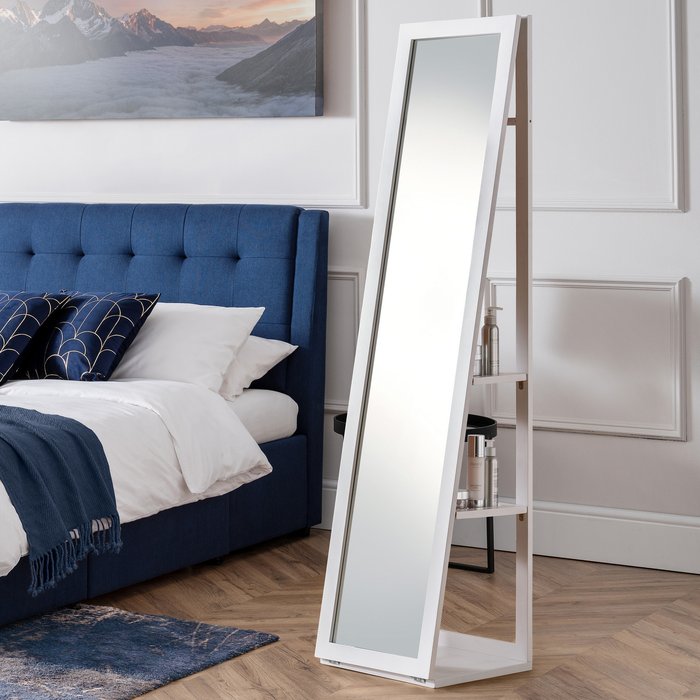 The Range | Julian Bowen Julian Bowen Fresco White Storage Mirror Julian Bowen Julian Bowen Fresco White Storage Mirror