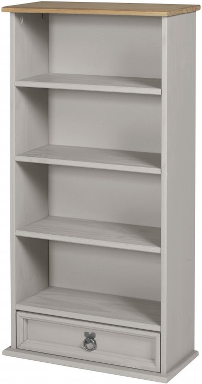 The Range | Mercers Furniture Corona Grey Wax 1 Drawer Media Rack - Distressed Grey Wax Mercers Furniture Corona Grey Wax 1 Drawer Media Rack - Distressed Grey Wax