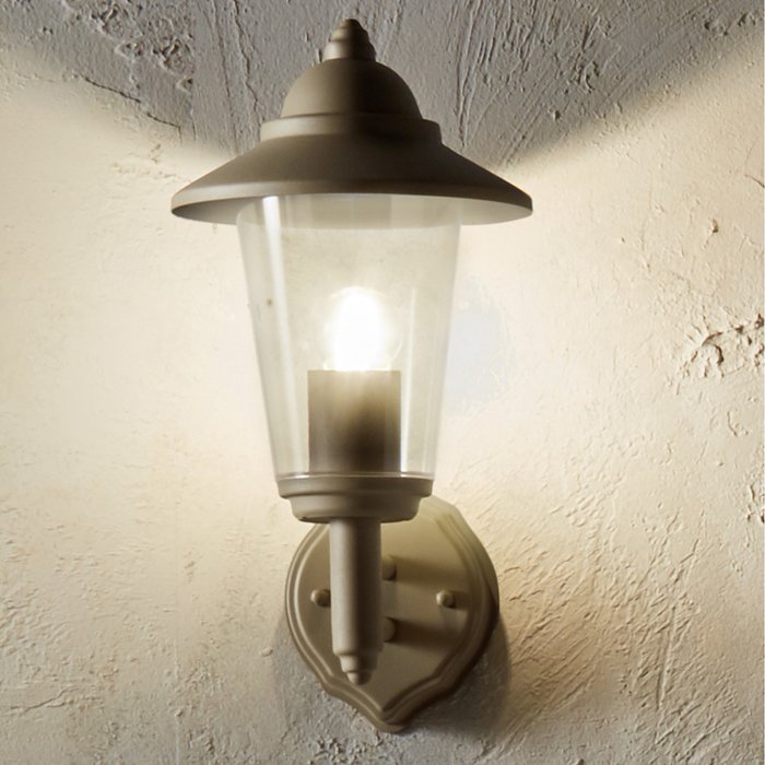 The Range | Pacific Lifestyle Pacific Lifestyle Metal Lantern Wall Light - Taupe Pacific Lifestyle Pacific Lifestyle Metal Lantern Wall Light - Taupe