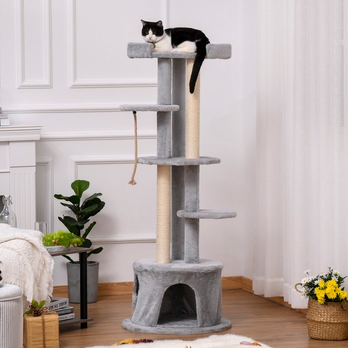 The Range | PawHut PawHut Paw Hut 5 Tier Cat Tree PawHut PawHut Paw Hut 5 Tier Cat Tree