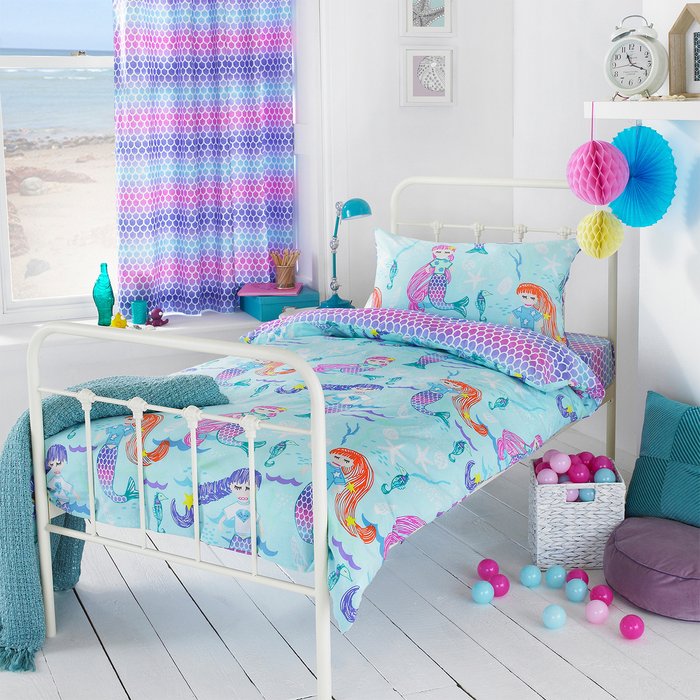 The Range | Make it a Home Majestic Mermaid Kids Duvet Cover Set - Multi / Double Make it a Home Majestic Mermaid Kids Duvet Cover Set - Multi / Double
