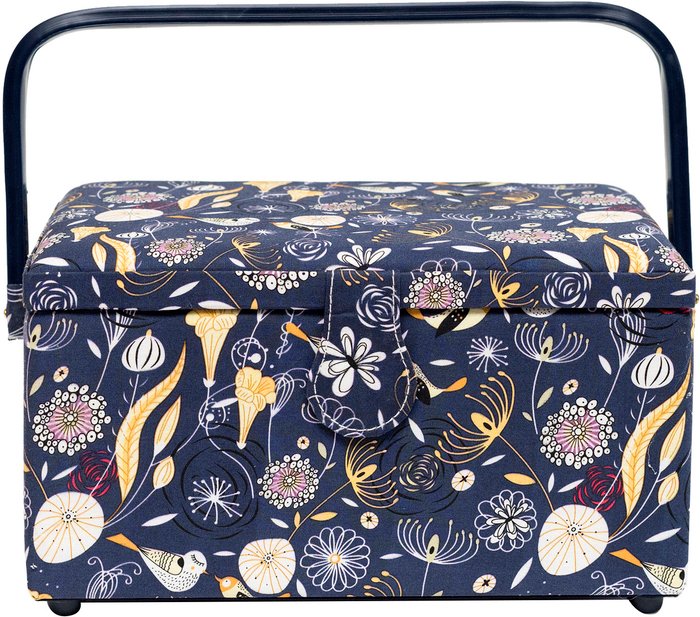 The Range | Korbond Enchanted Park Standard Sewing Basket - Blue Korbond Enchanted Park Standard Sewing Basket - Blue