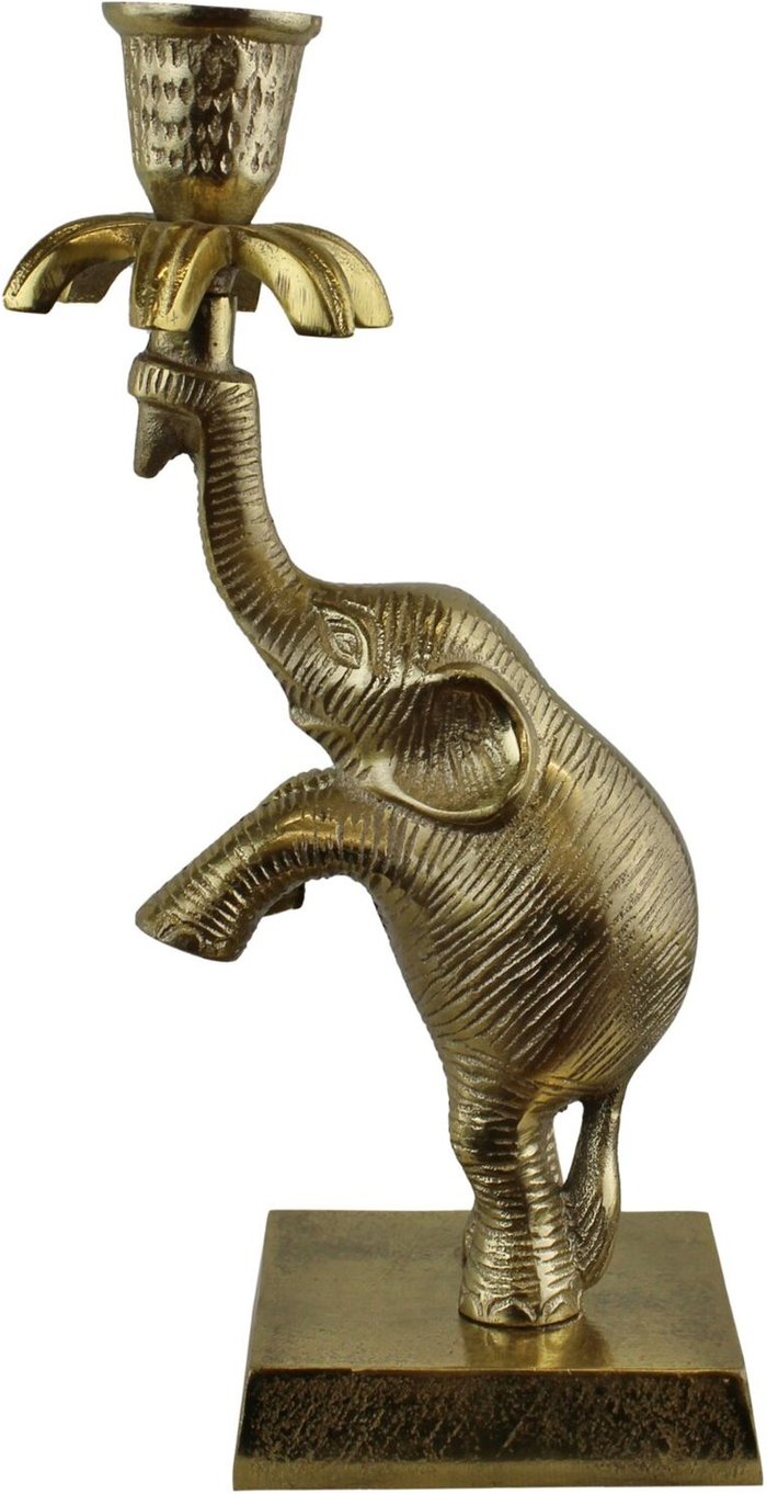 The Range | Inspire Home Dcor Gold Metal Elephant Candle Holder - Gold Inspire Home Dcor Gold Metal Elephant Candle Holder - Gold