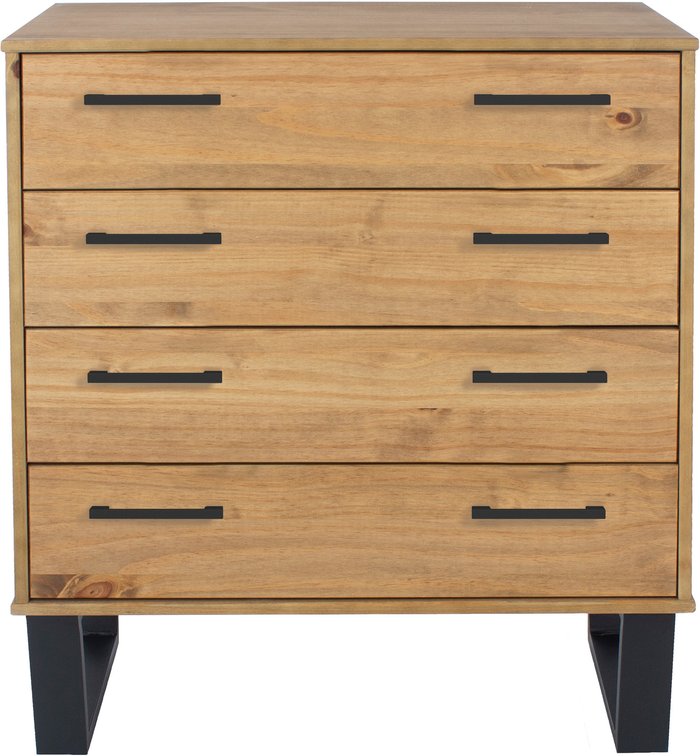 The Range | Texas 4 drawer chest - Antique wax pine Texas 4 drawer chest - Antique wax pine