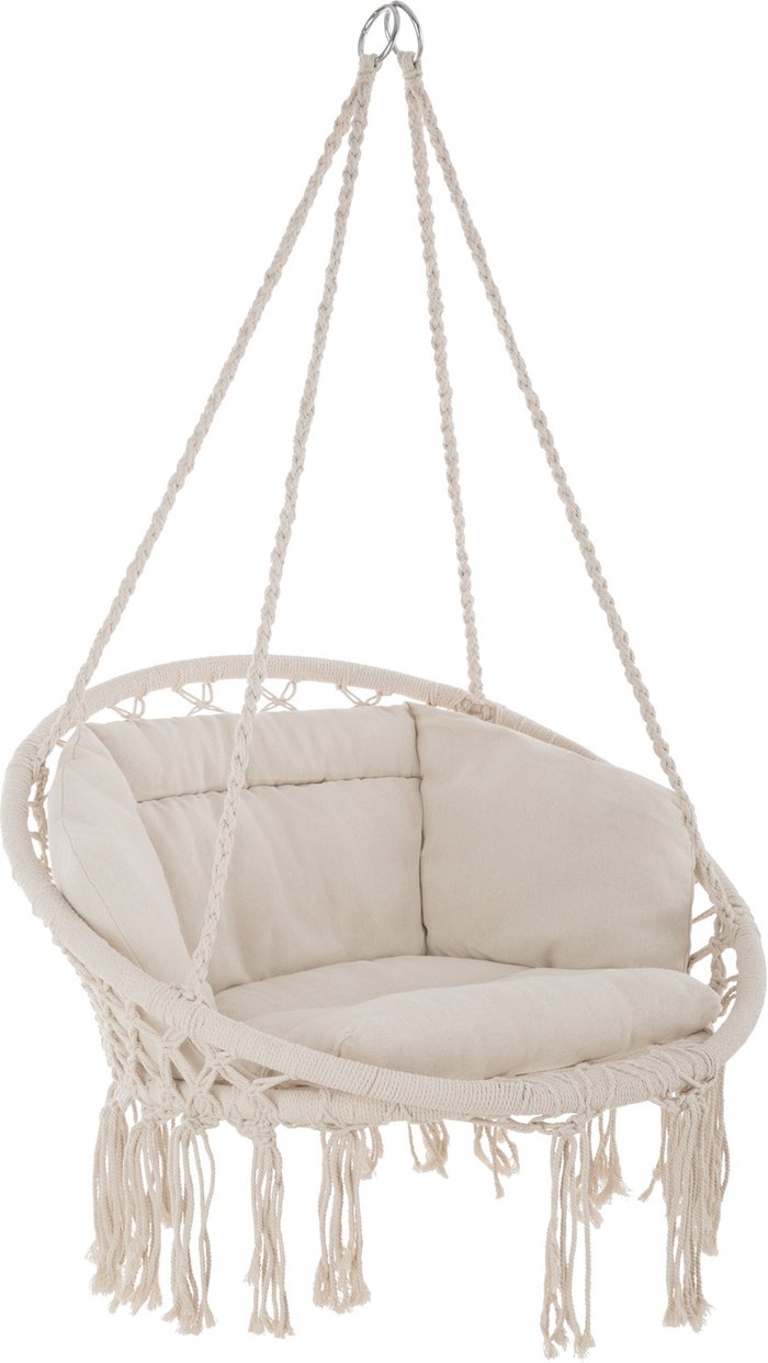 The Range | TECTAKE Tectake Hanging Chair Grazia Cream TECTAKE Tectake Hanging Chair Grazia Cream