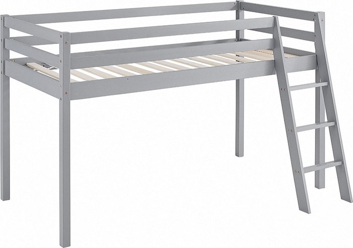 The Range | Melrose 3ft Single Mid-Sleeper - Grey Melrose 3ft Single Mid-Sleeper - Grey