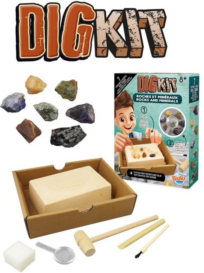 The Range | Buki Dig Kit - Rocks and Minerals - Tan Buki Dig Kit - Rocks and Minerals - Tan