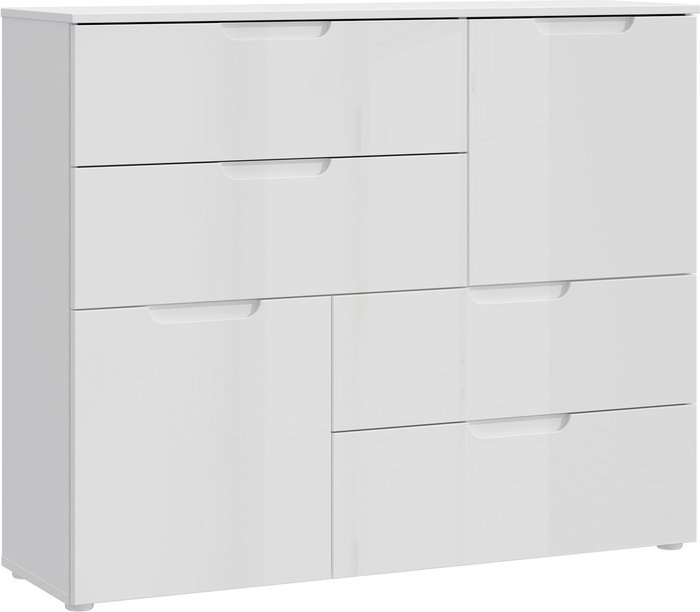 The Range | Furniture To Go Sienna Abstract Chest - White Furniture To Go Sienna Abstract Chest - White