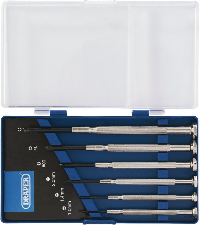 The Range | Draper Draper 6 Piece Precision Screwdriver Set Draper Draper 6 Piece Precision Screwdriver Set