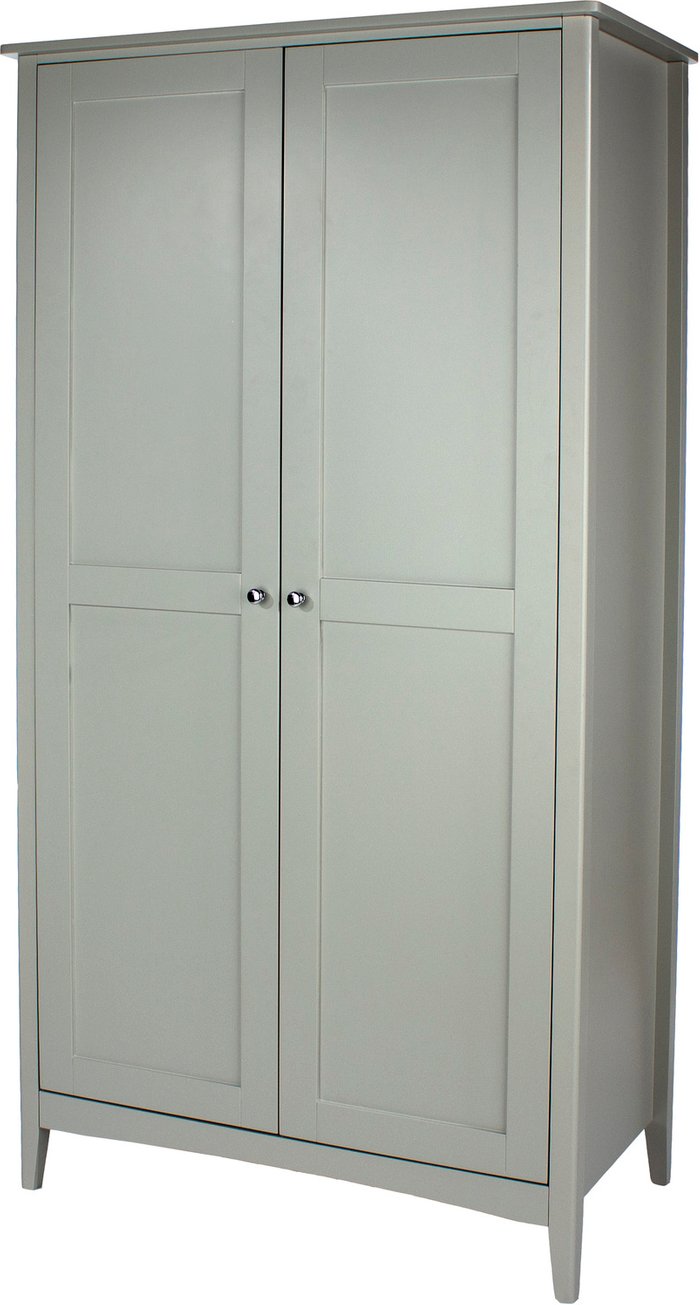 The Range | Core Products Ltd Como 2 Door Wardrobe - Grey Core Products Ltd Como 2 Door Wardrobe - Grey