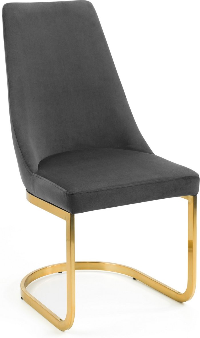 The Range | Julian Bowen Set Of 2 Vittoria Cantilever Dining Chairs - Grey - Grey Julian Bowen Set Of 2 Vittoria Cantilever Dining Chairs - Grey - Grey