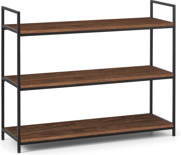 The Range | Julian Bowen Tribeca Low Bookcase - Brown Julian Bowen Tribeca Low Bookcase - Brown