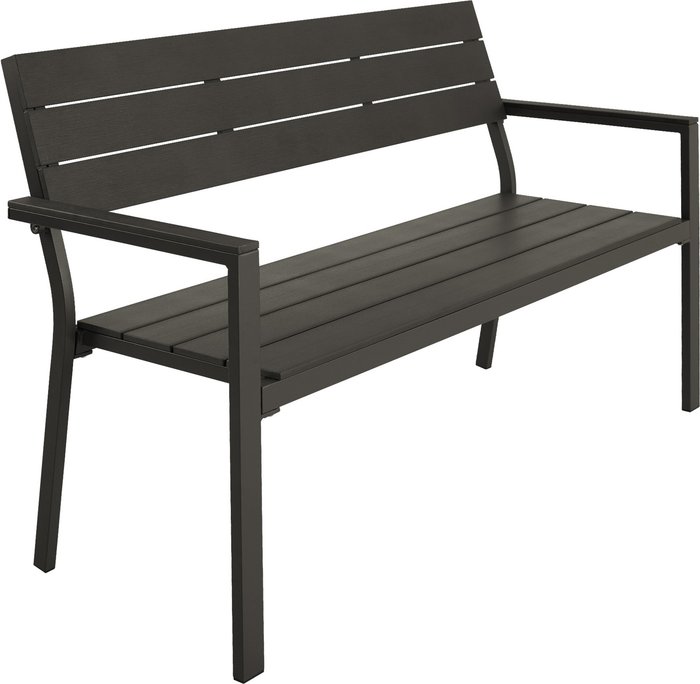The Range | TECTAKE Tectake Garden Bench 2-seater With Aluminium Frame (128X59X88cm) Grey TECTAKE Tectake Garden Bench 2-seater With Aluminium Frame (128X59X88cm) Grey