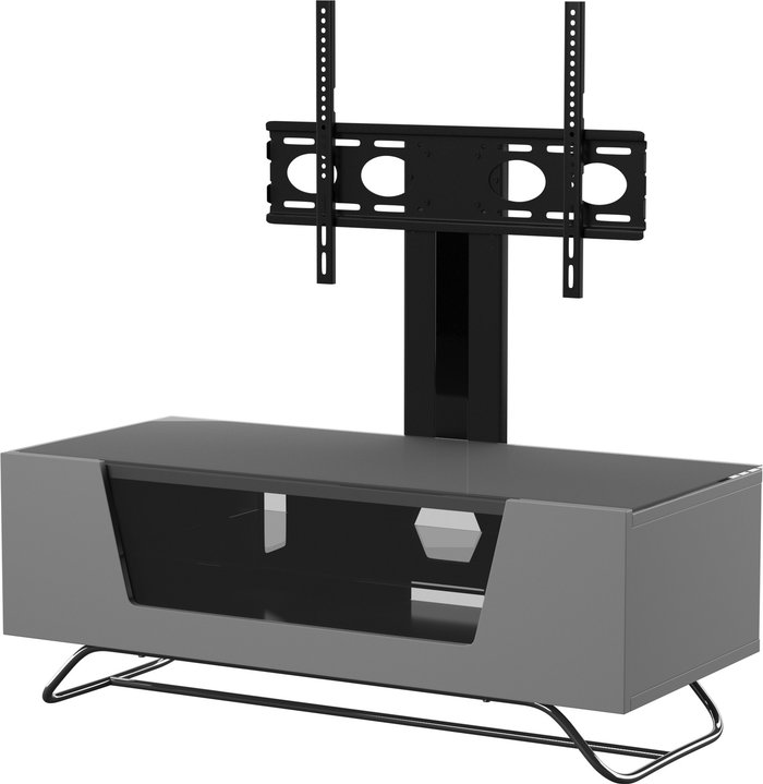 The Range | Alphason ALPHASON Chromium 2 Cantilever CRO2-1000BKT-GR 1000 mm TV Stand with Bracket - Grey Alphason ALPHASON Chromium 2 Cantilever CRO2-1000BKT-GR 1000 mm TV Stand with Bracket - Grey