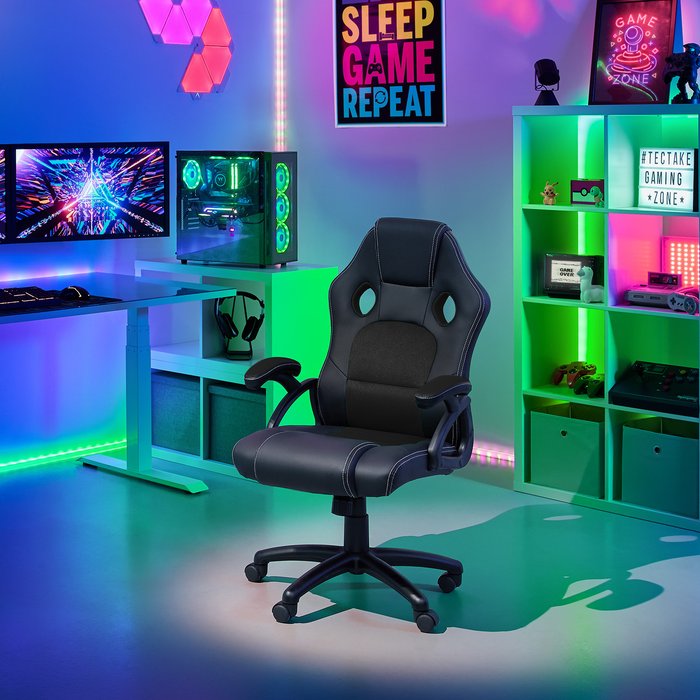 The Range | TECTAKE TecTake Tyson Office Chair - Black TECTAKE TecTake Tyson Office Chair - Black