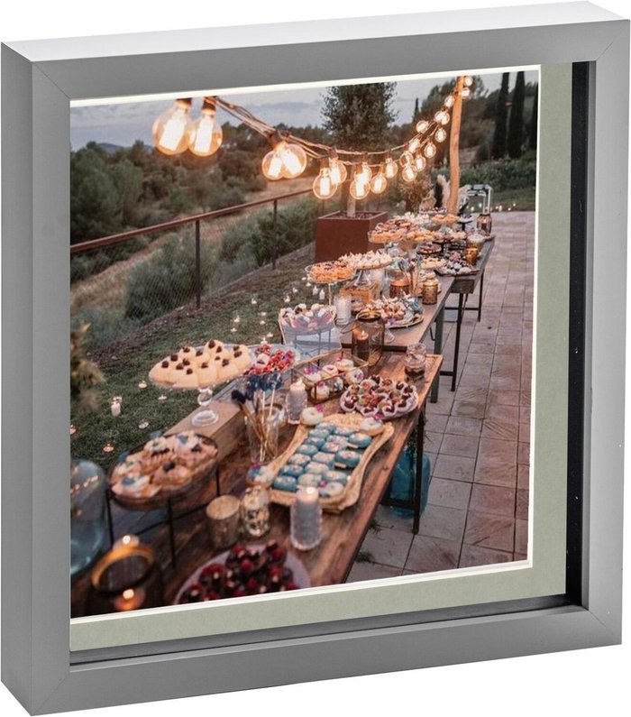 The Range | Nicola Spring 3D Box Photo Frame - 10x10 Nicola Spring 3D Box Photo Frame - 10x10