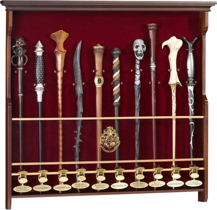 The Range | Noble Collection 10 Wand Display - Red Noble Collection 10 Wand Display - Red