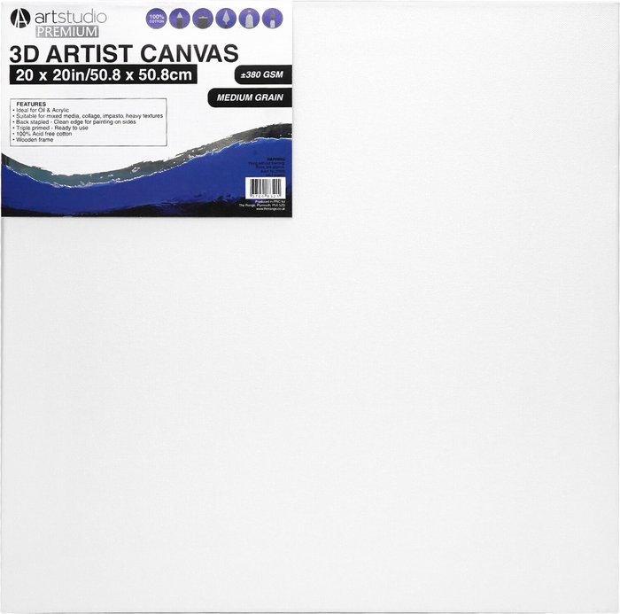 The Range | Art Studio Art Studio 3D Artist Canvas - 50.8 x 50.8cm Art Studio Art Studio 3D Artist Canvas - 50.8 x 50.8cm