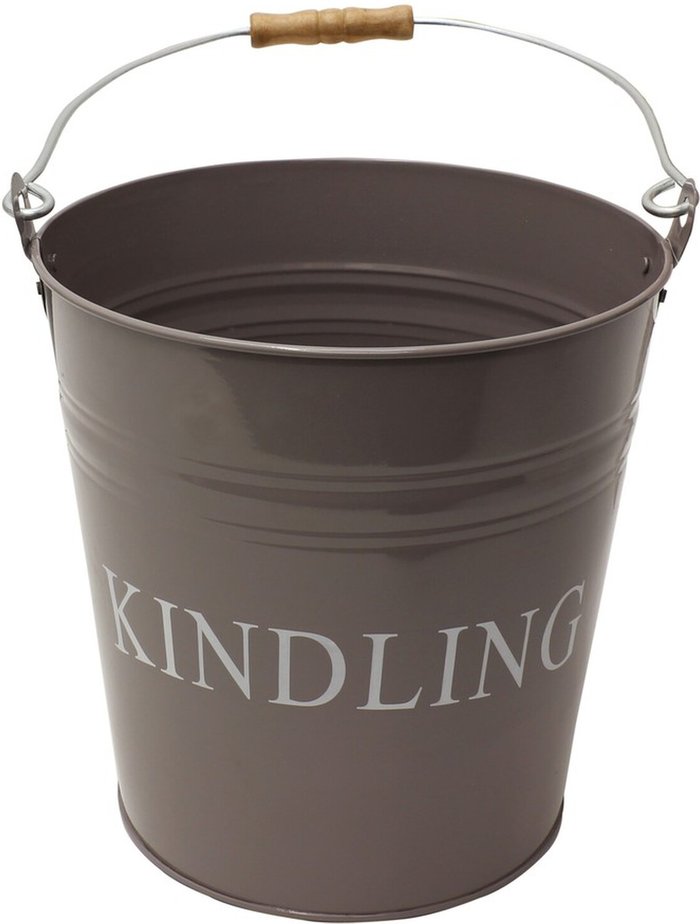 The Range | JVL JVL Charlton Fireside Metal Kindling Bucket JVL JVL Charlton Fireside Metal Kindling Bucket