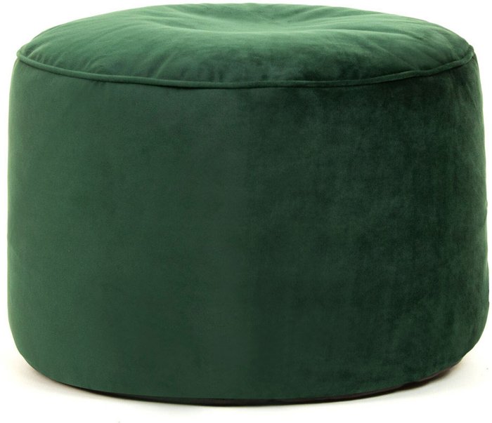 The Range | ICON icon Milano Round Velvet Pouffe - Green ICON icon Milano Round Velvet Pouffe - Green