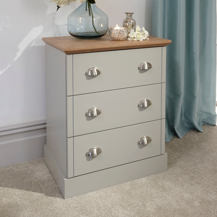 The Range | Dunelm Kendal Chest of Drawers Grey Dunelm Kendal Chest of Drawers Grey